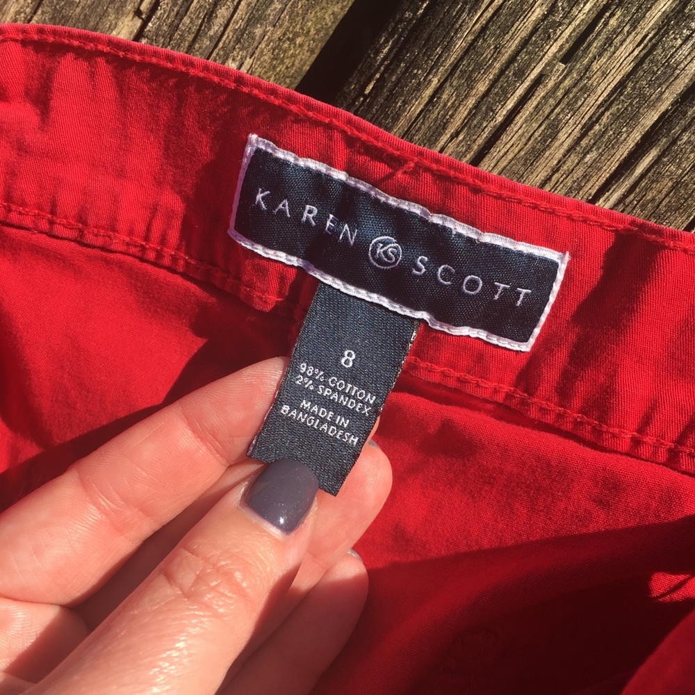 Karen Scott | Elastic Waist Bermuda Shorts - Picture 6 of 6